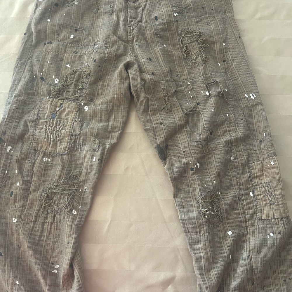 Magnolia Pearl Checks Miners Pants